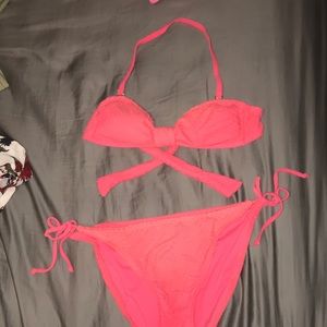 Pink Lace Swimsuit Bought at Target